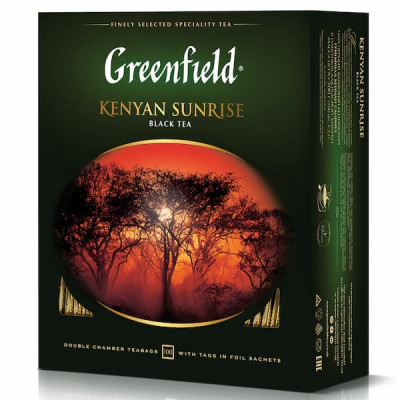 Чай Greenfield Kenyan Sunrise 100 пакетиков