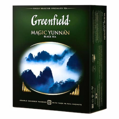 Чай Greenfield Magic Yunnan 100 пакетиков