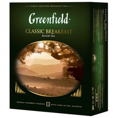 Чай Greenfield Classic Breakfast 100 пакетиков