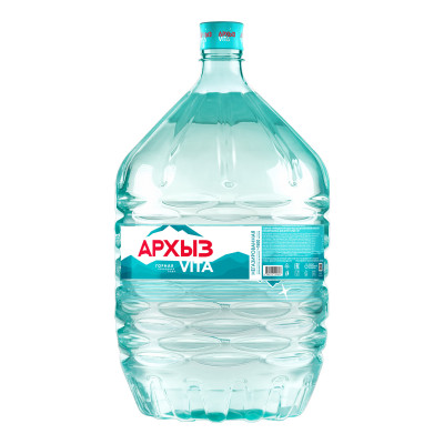 Вода Архыз 19 литров, одноразовая бутыль