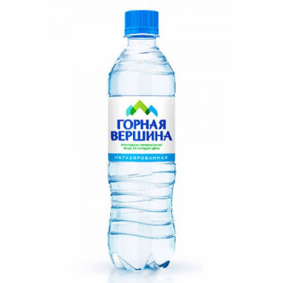 Вода Горная вершина 0,5 л, без газа