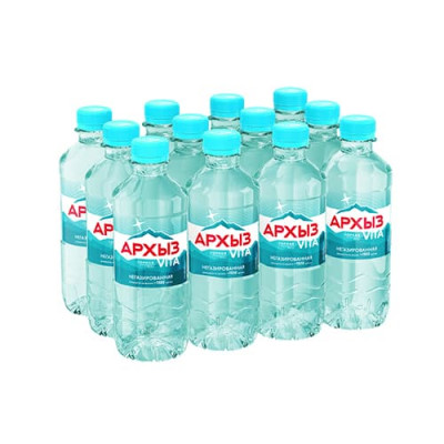 Вода Архыз 0,33 л. без газа 12 бутылок
