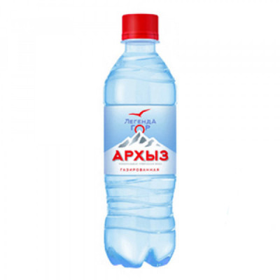 Вода Легенда гор Архыз 0,33 литра, газированная