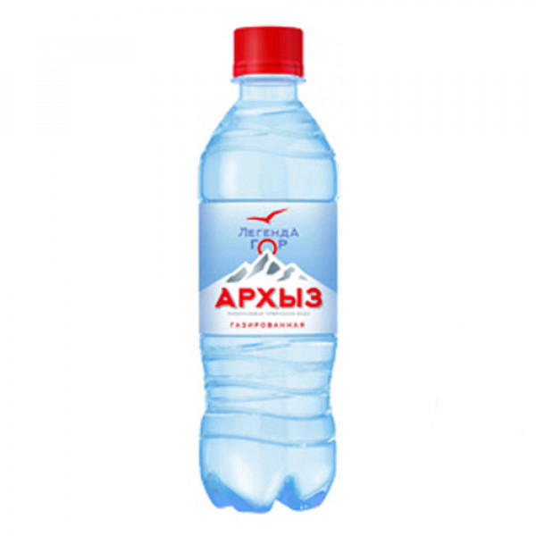 Вода Легенда гор Архыз 0,33 литра, газированная Вода Легенда гор Архыз 0,33 литра, газированная