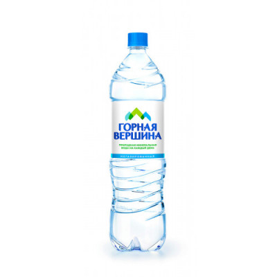 Вода Горная вершина 1,5л без газа